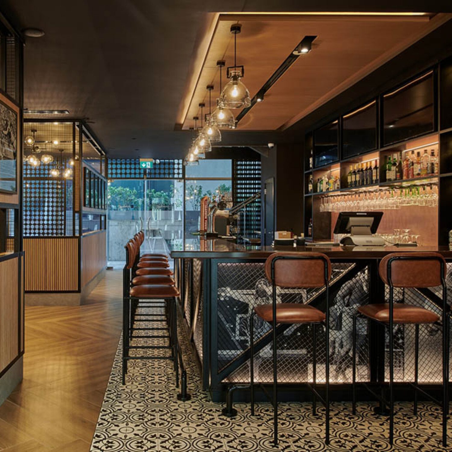 sports bar interior design