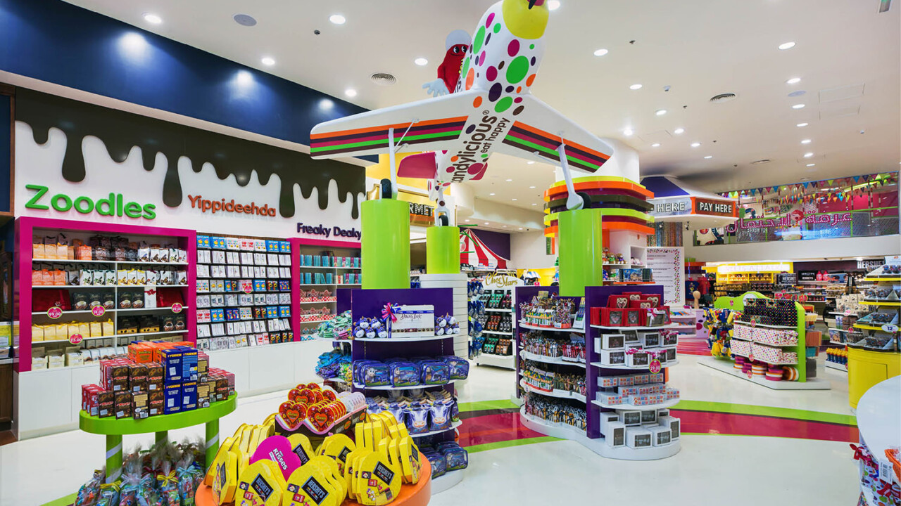 Retail Interior Design - Candylicious Dubai Mall – award-winning retail interior design by FINCH