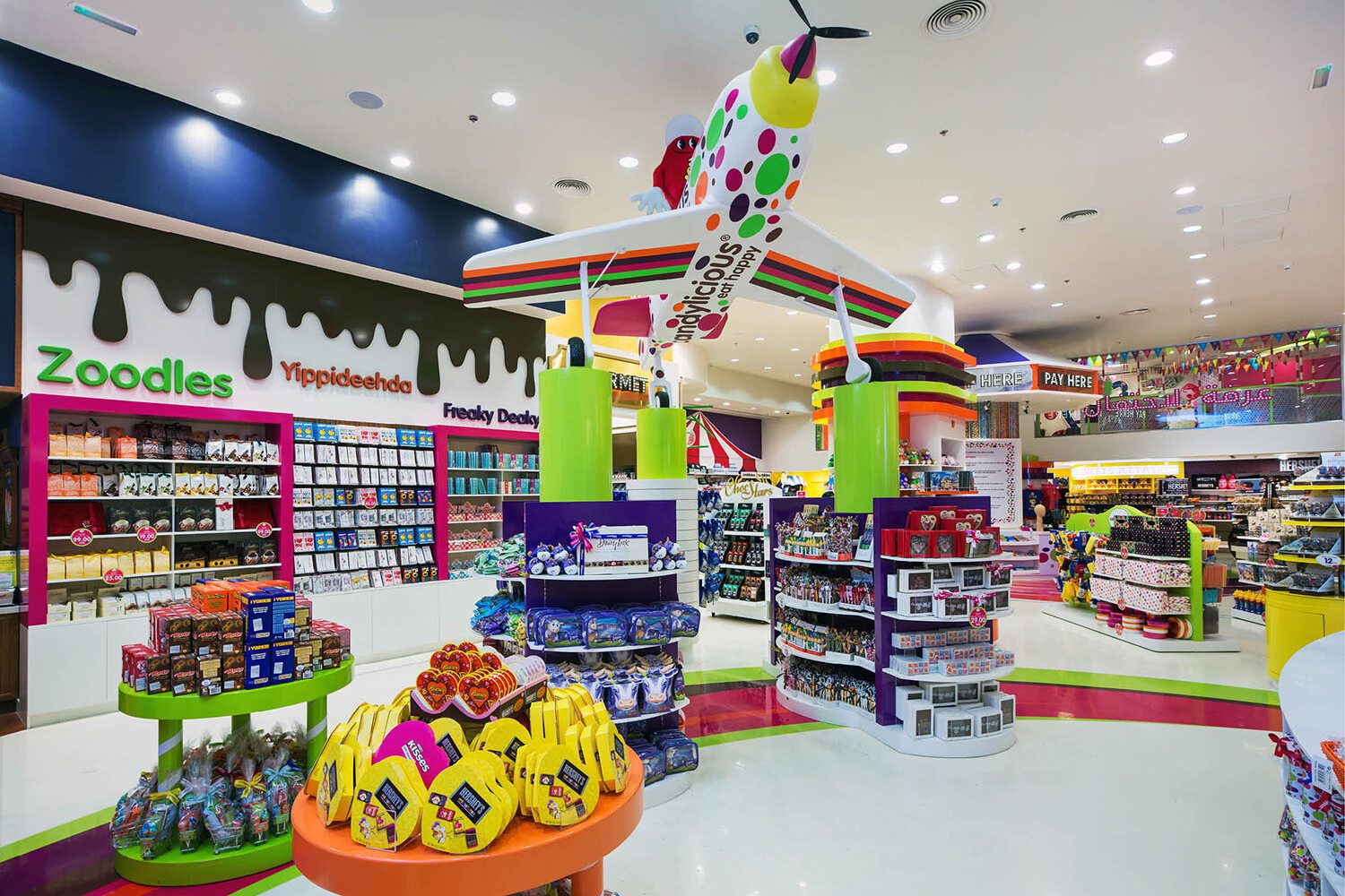 Retail Interior Design - Candylicious Dubai Mall – award-winning retail interior design by FINCH