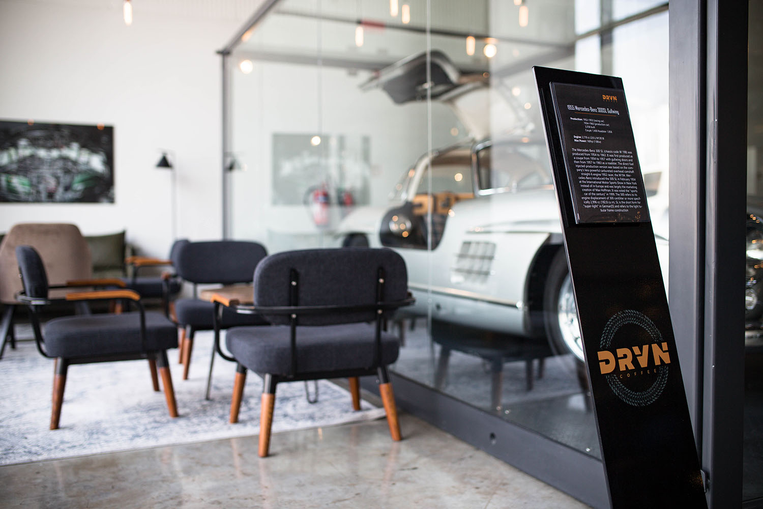 Car Cafe interior Design