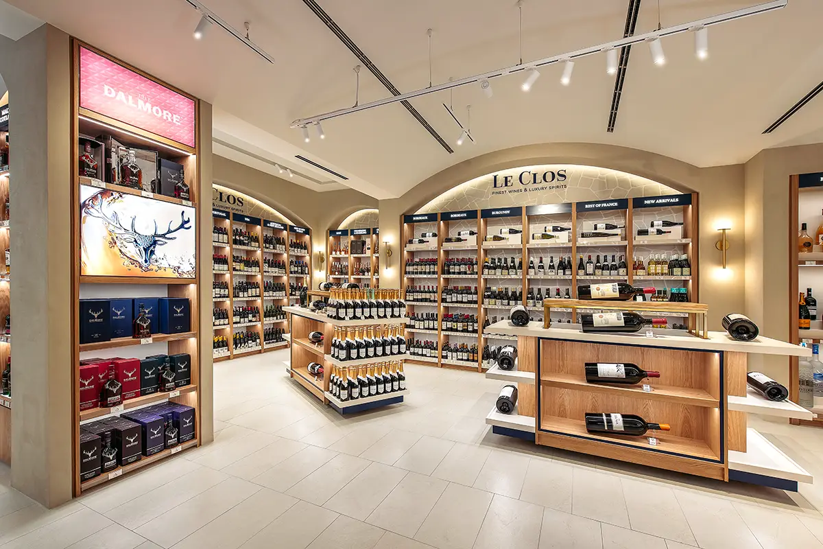 Le Clos Wine Store Interior