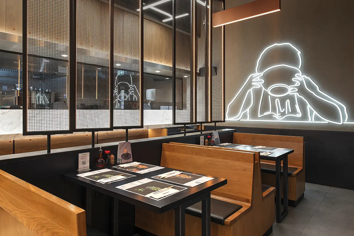 Wagamama Interiors