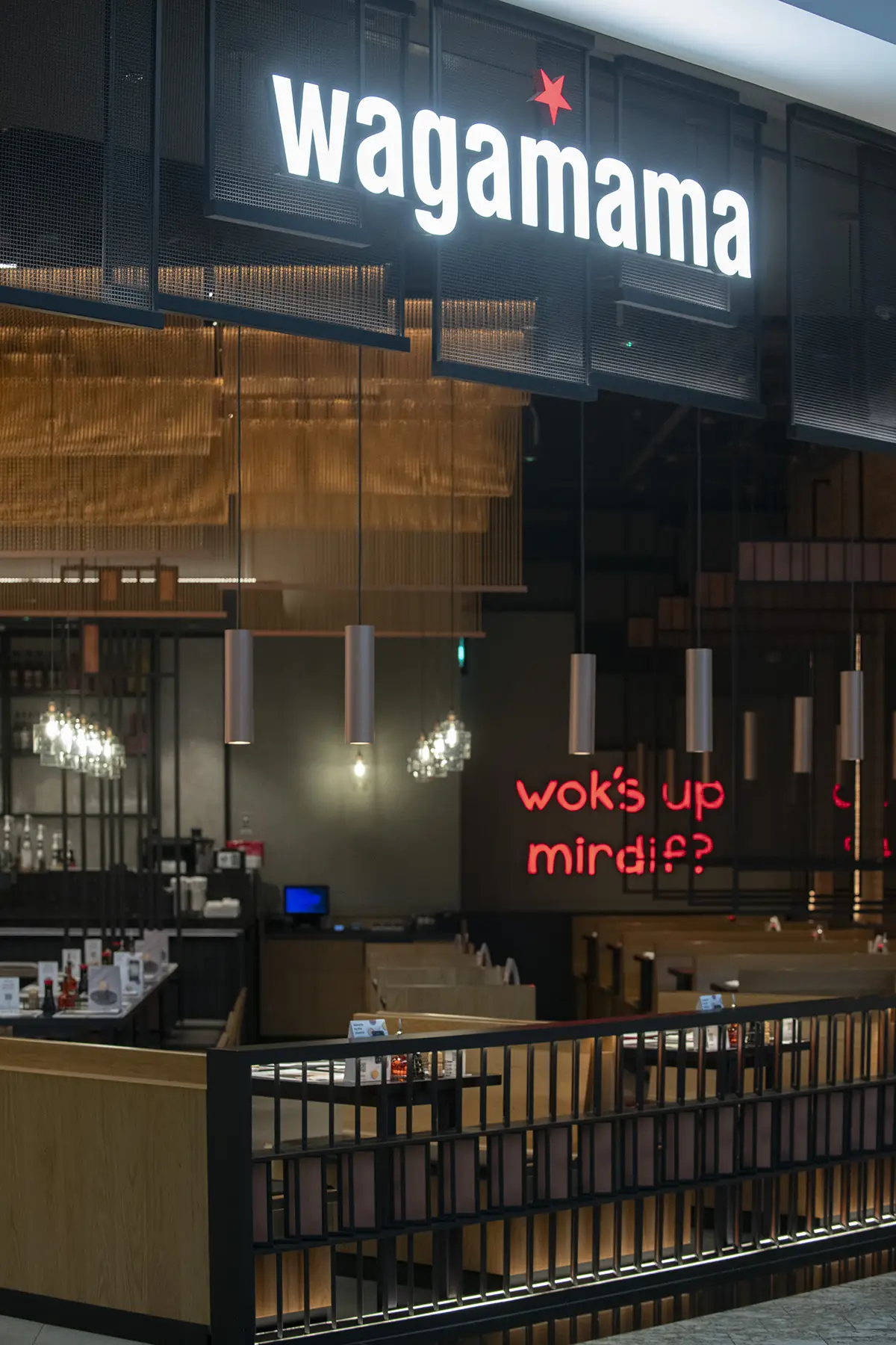 Wagamama Mirdif Interiors